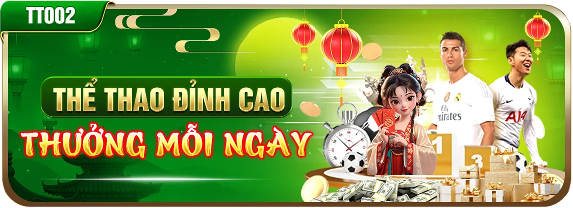 Banner quảng cáo khuyến mãi slot game với các biểu tượng tiền thưởng và vòng quay miễn phí